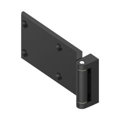 Strap hinge black