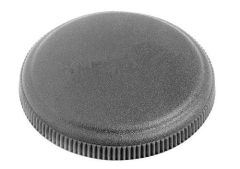 Knurled cap, black