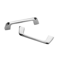 Grab handle - open fixing, chrome