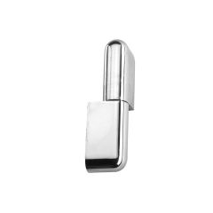 Large block hinge - chrome