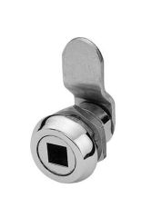 Compartment lock 8mm, recess, chrome