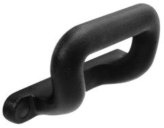 Moulded hand-hold, black, 150mm