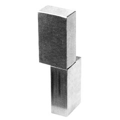 Block hinge, stainless steel, 6mm