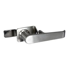 Padlockable L handle, s/s 304