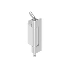 Hinge stainless steel         
threaded c/w 2mm mod