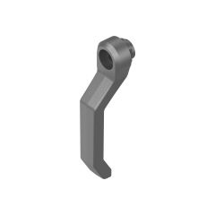 Handle,BlkPoly,Outside        short,with embedded steel