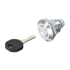 Fastener 32mm,Keyed 333       Chrome c/w Nut