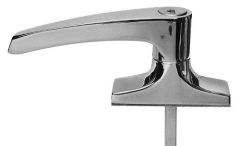 Locking Lever Handle Blk, In grps of 10