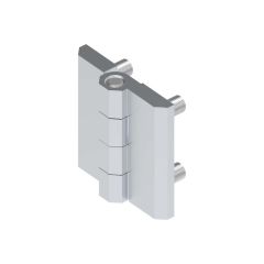 Hinge Screw-on,M8 studs ZD Chrome