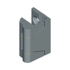 Hinge Lift-off 180deg Black PC