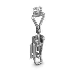 Toggle latch, adjustable, c/w striker, steel gal