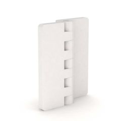 Hinge, White Poly 63.5 x 54 x 9.5