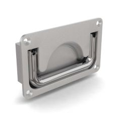 Flush handle, aluminium A=105, B=635