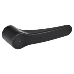 Lever handle black PA ,8mm Sq. mounting