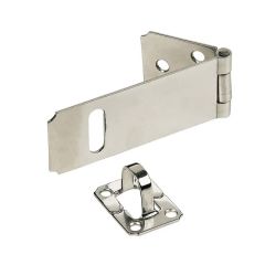 Hasp & staple 90mm stainless steel