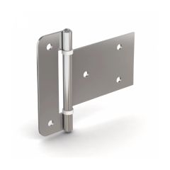 Strap hinge st/st 304, undrilled, removable pin.