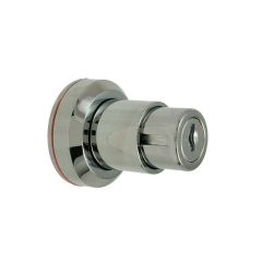 Glass sliding door lock chrome, keyed 18001