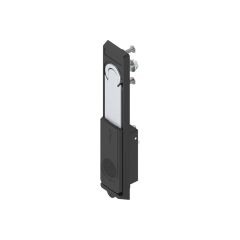 Swinghandle poly black,       handle zinc die chrome