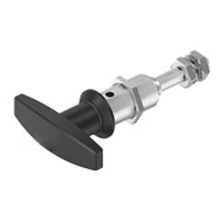 Compression T handle non locking, black. MOQ. MOQ 100 pieces