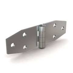 Heavy duty hinge 230 Open mild steel zinc plated