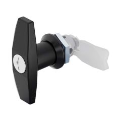 T-Handle, zinc die,black. Keyed 1333