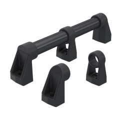 Middle stay for round         
handle-tube. PA,black