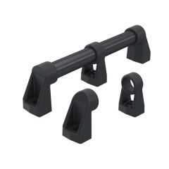 Handle-tube. Black 266 mm