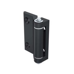 Hinge,screw-on. Zinc          
die,black