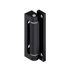 Hinge,screw-on. Zinc die,black