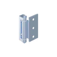 Hinge,screw-on. Zinc die and steel