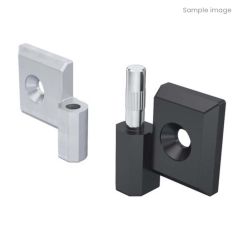 Hinge half 45 with            
fitted pin chrome plated,