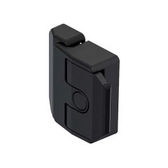 Slam latch, black,            
non locking