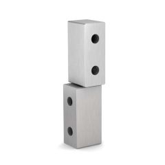 BLOCK HINGE 76  X (38  X  2) - St.St. 303