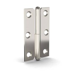 LIFT OFF HINGE - ROLLED KNUCKLE  50  X  30 STEEL