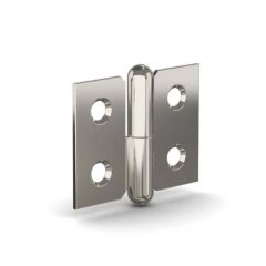 LIFT OFF  HINGE - ROLLED KNUCKLE  30 X 40 NICKEL-P