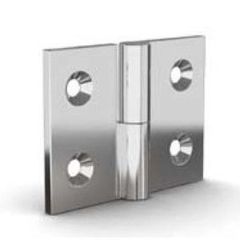 BRASS HINGE  30 X 40          POLISHED BRASS - LH