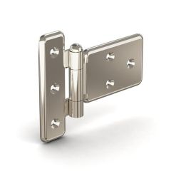 HINGE 62 X 15/10 - NICKEL     -PLATED BRASS