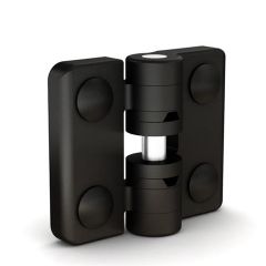 DOOR POSITIONING HINGE BLACK