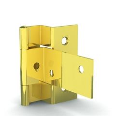 OFFSET HINGE  55 X 14.5 - CHROMIUM-PLATED STEEL