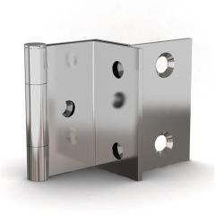 OFFSET HINGE  38 X 17 - CHROMIUM-PLATED STEEL