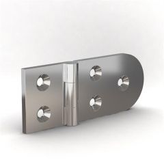 HINGE  30 X (49+26) X 30/     10 - CHROME PLATED BRASS