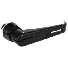 Padlockable Quarter-Turn L-Handle,black