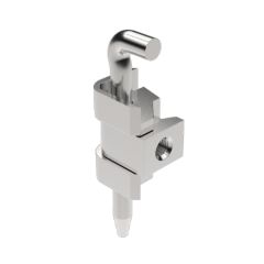 Semi concealed hinge chrome plated, 70mm pin