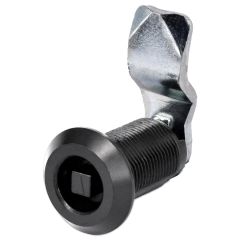 7mm Sq Lock, Black, Cam H=28, GH=35, IP65, zinc die