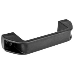 Black polyamide handle 122mm ctrs, M6 c/s hole