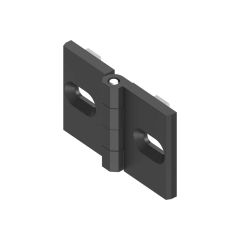 Hinge Black for Aluminium     Profile