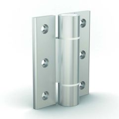 Spring Hinge, Aluminium Profile, Black Anodised