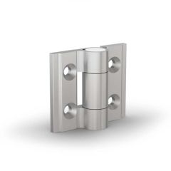 Spring Hinge, Aluminium, Clear Anodised