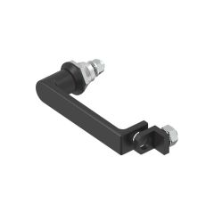 L-Handle Padlockable, Black.MOQ-1000