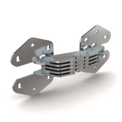 Concealed hinge 'double' Mild steel, zinc plated